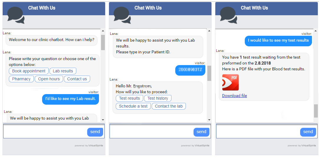 Chatbot per assistenza sanitaria
