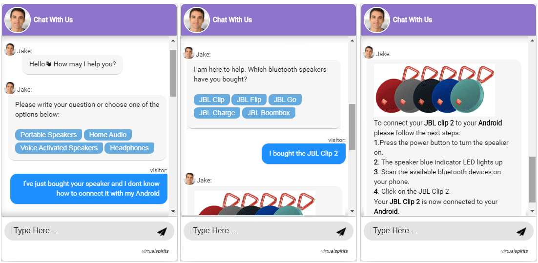 chatbot technical support devices