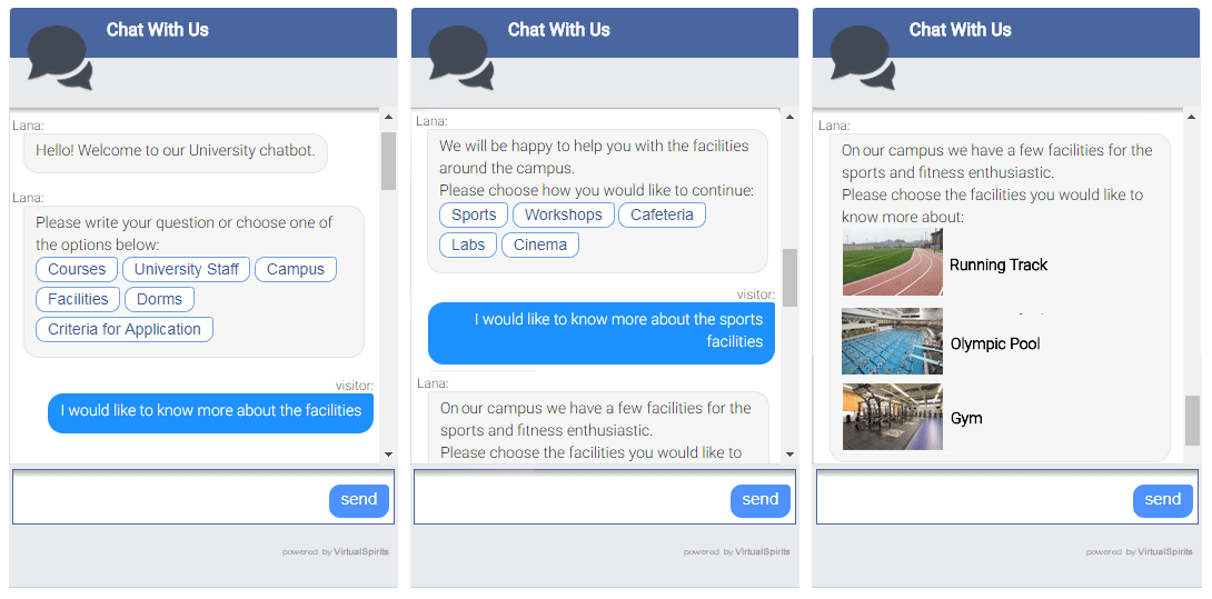 chatbot for university