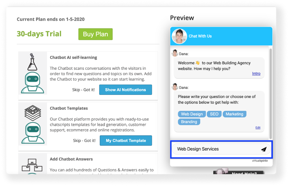 adding a service flow