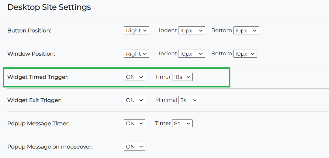 extend chatbot timer trigger