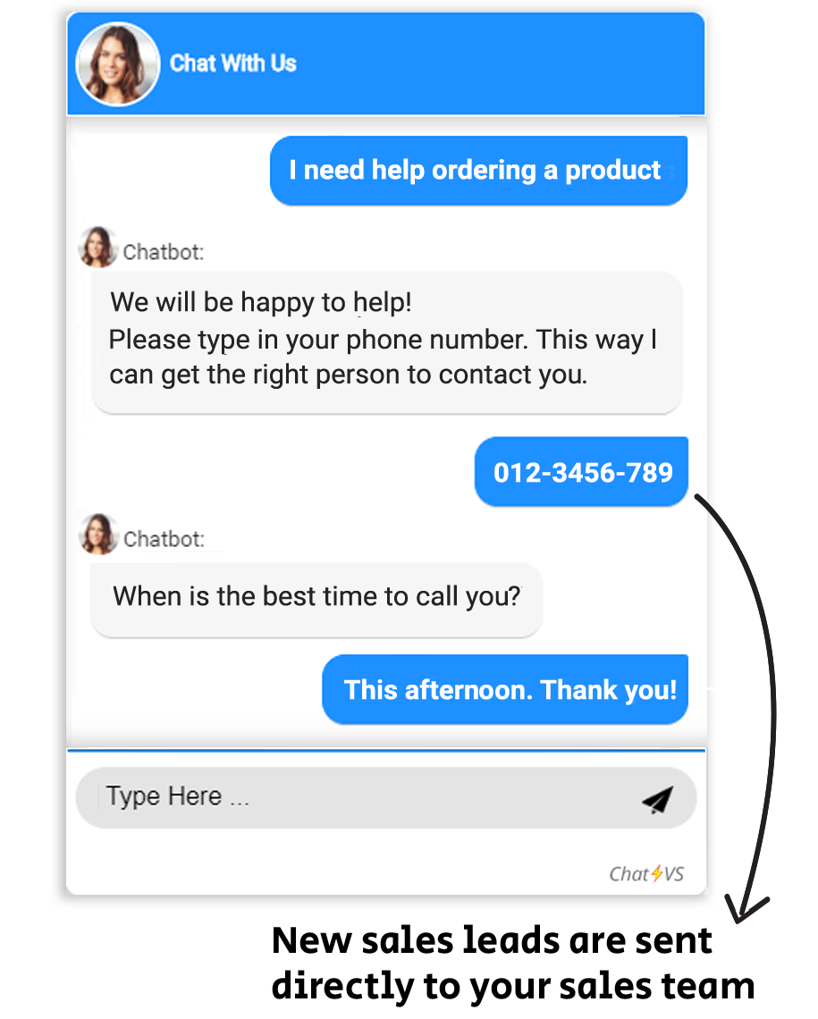 lead generation chatbot for ecommerce